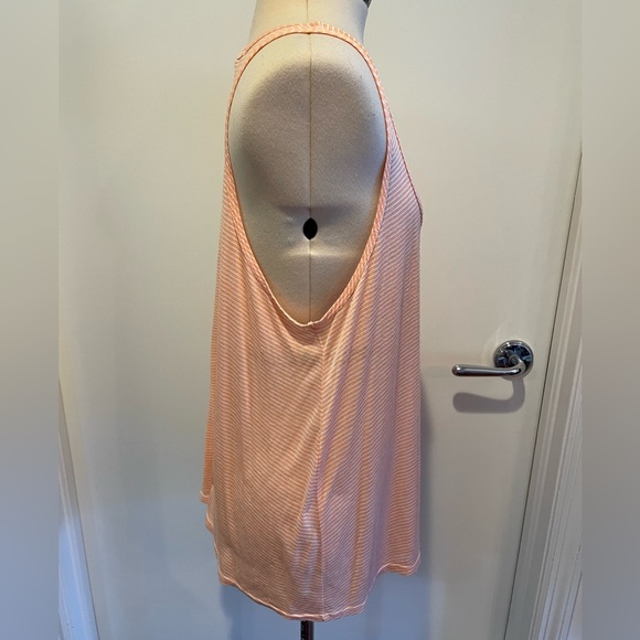 Soft Joie Orange Striped Tank with Pocket Size L - Picture 2 of 7